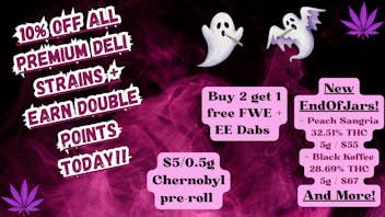 Nature’s ReLeaf Buy 2 Get 1 Free FWE + EE Dabs!!