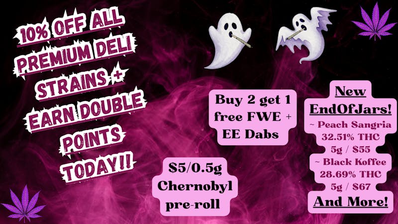Nature’s ReLeaf Buy 2 Get 1 Free FWE + EE Dabs!!