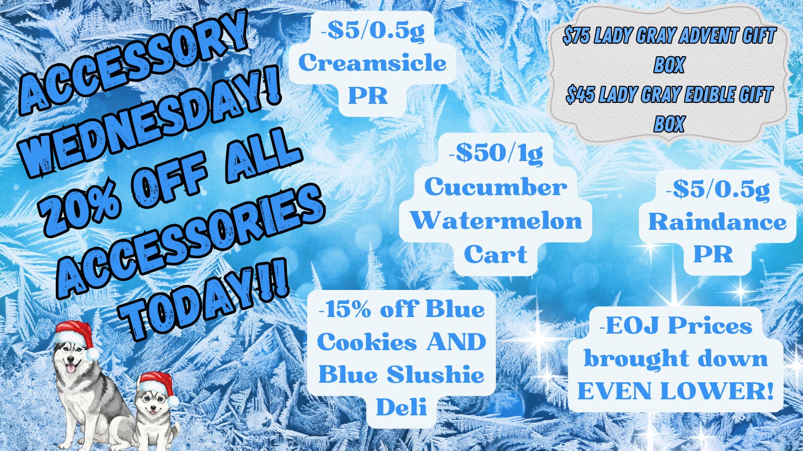 Nature’s ReLeaf $75 Lady Gray Edible Advent Boxes!!