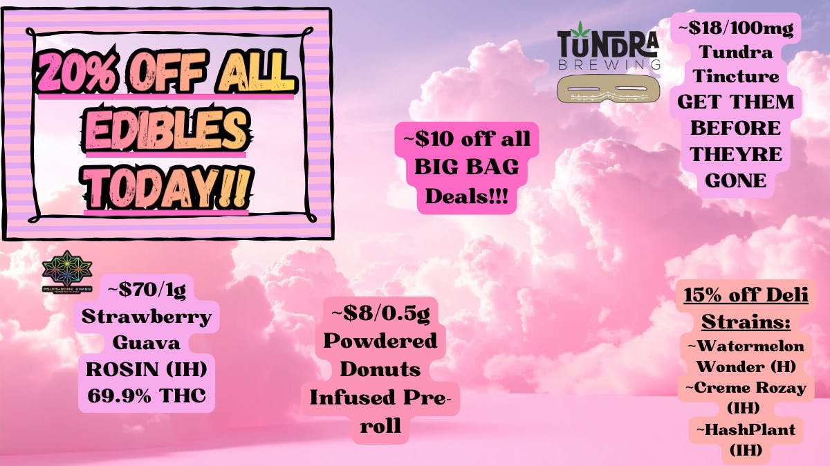 Nature’s ReLeaf $18/100mg Tundra Tincture GET IT BEFORE ITS GONE!!