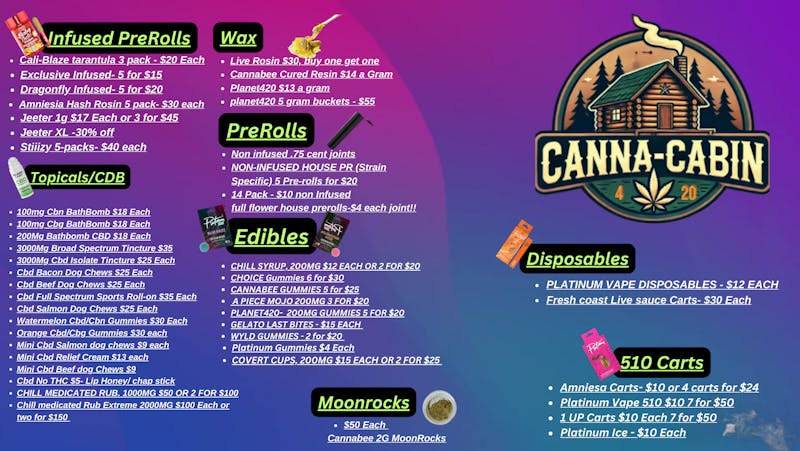 Canna-Cabin Canna-Cabin Deals