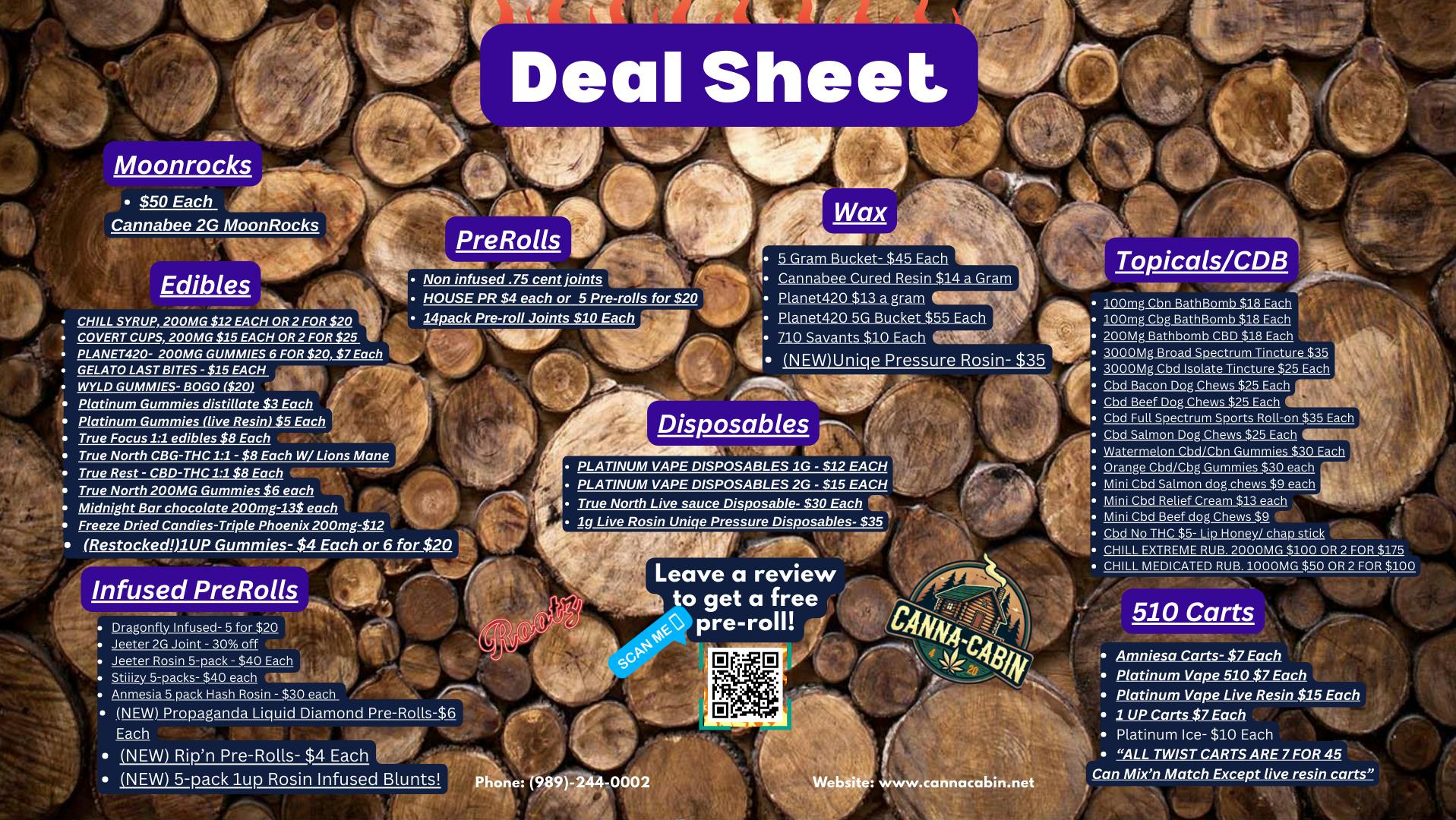 Canna-Cabin Canna-Cabin Deals