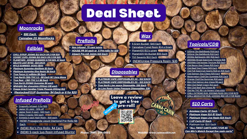 Canna-Cabin Canna-Cabin Deals
