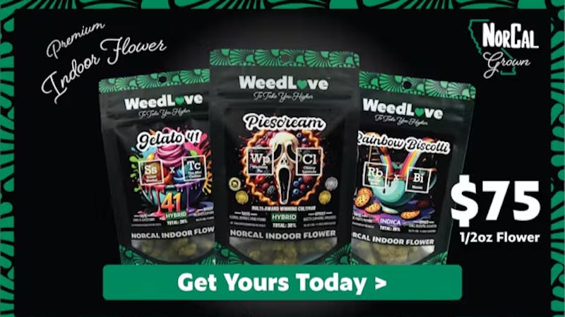 Mercy Wellness of Cotati WeedLove 1/2 oz Flower - ONLY $75