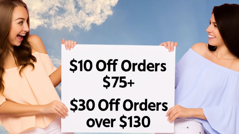 Dune Delivery Pick Your Deal: $10 / $30 Off Your Order