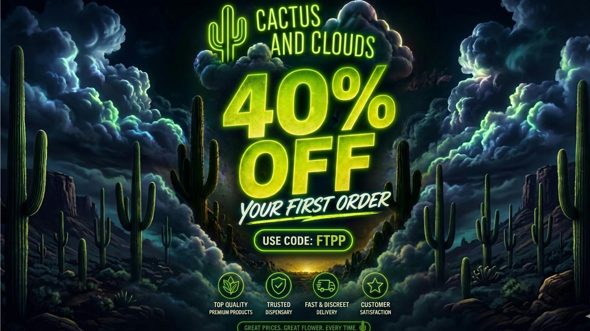 Cactus & Clouds Save On Your First Order at Cactus and Clouds!