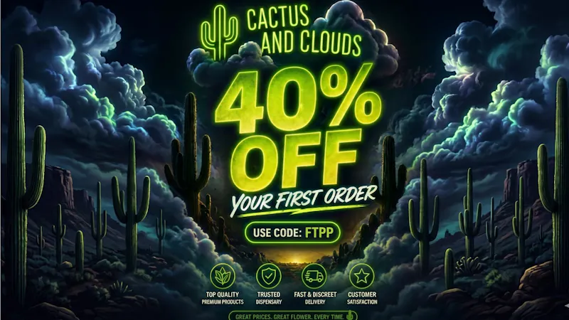Cactus & Clouds Save On Your First Order at Cactus and Clouds!