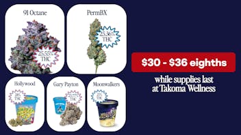 Takoma Wellness Center $30 - $36 Eighths
