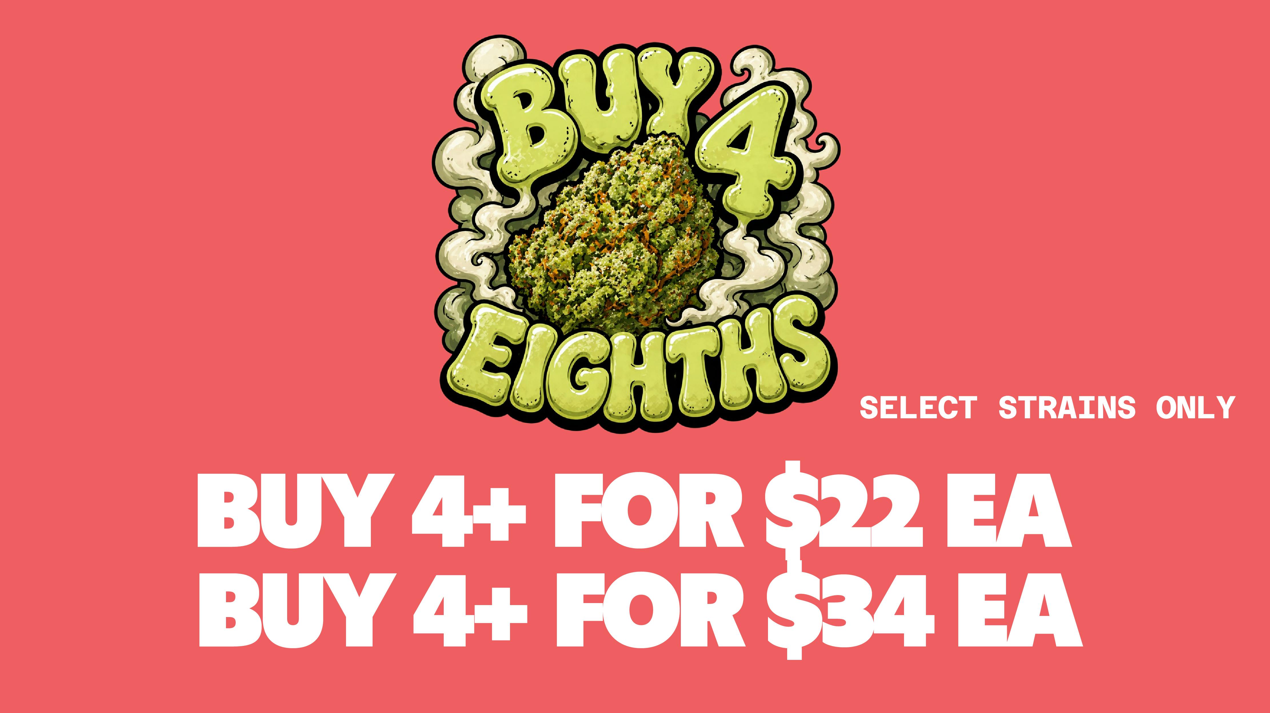 Takoma Wellness Center Buy 4 eighths for $34 each or $22 each