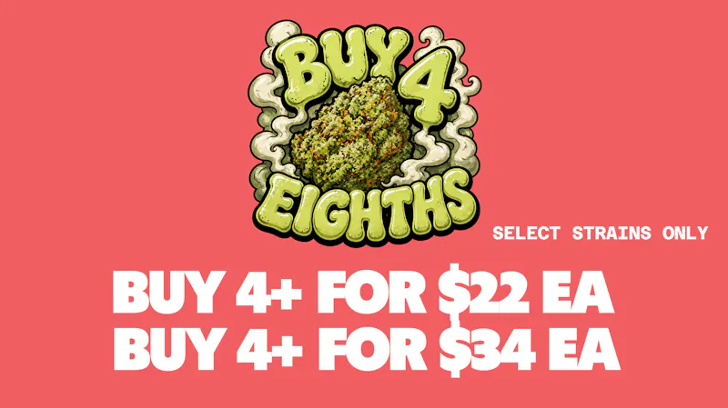 Takoma Wellness Center Buy 4 eighths for $34 each or $22 each