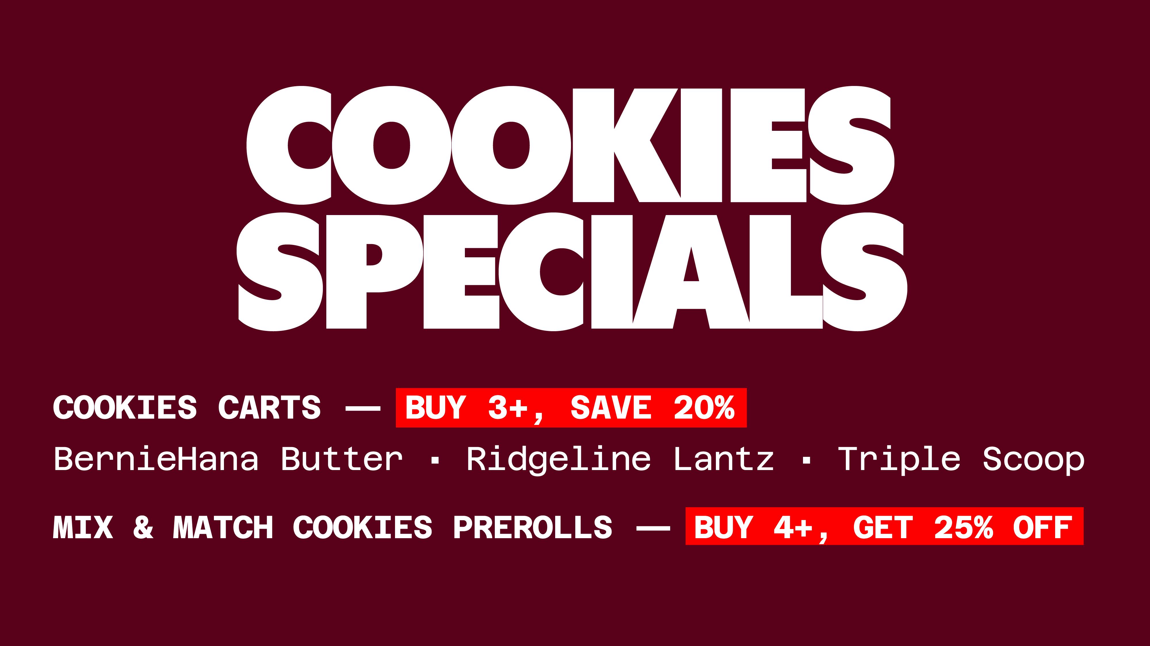 Takoma Wellness Center COOKIES SPECIALS