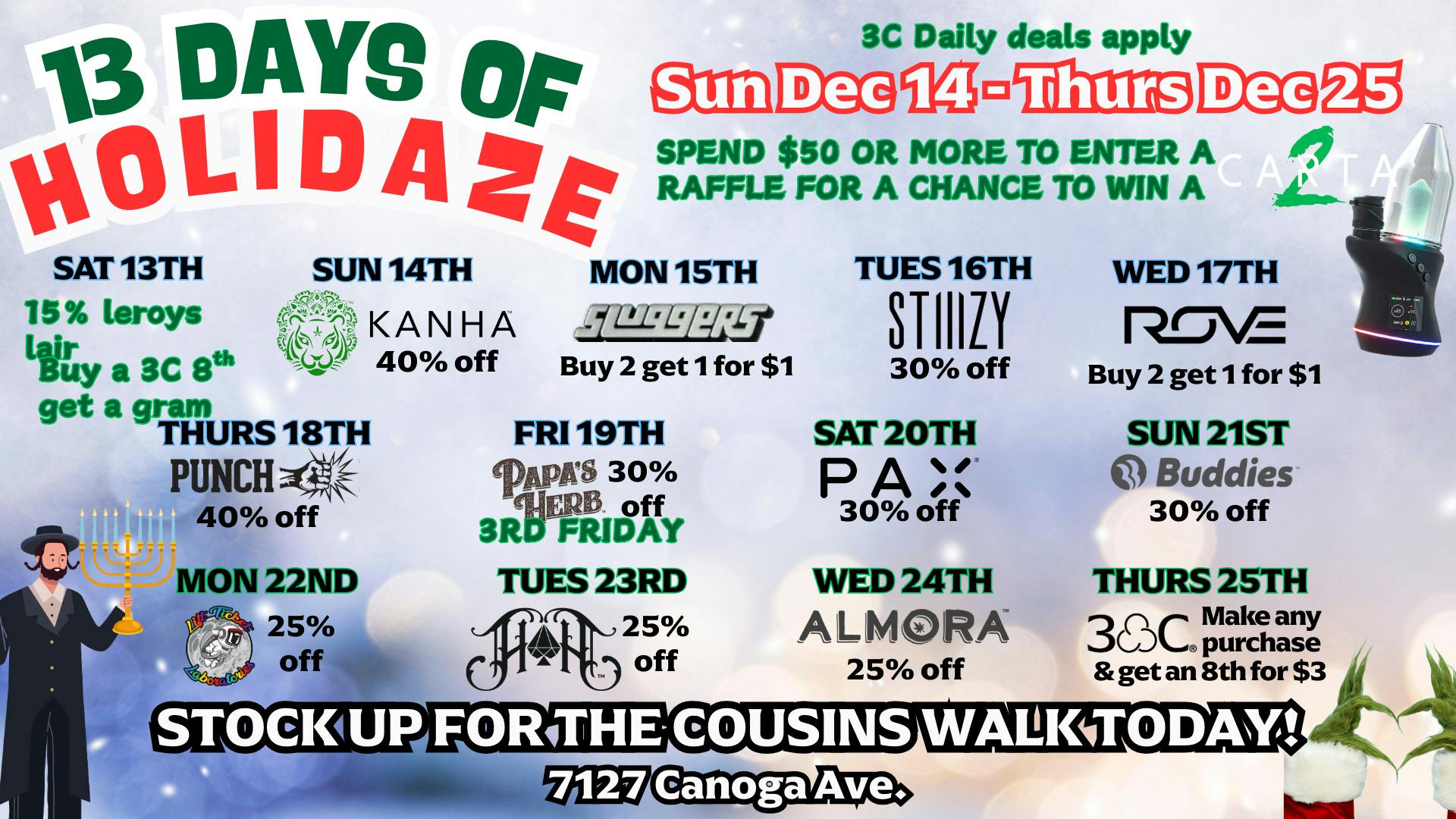 Coast to Coast Canoga 13 daze of holidaze 🎄 at COAST