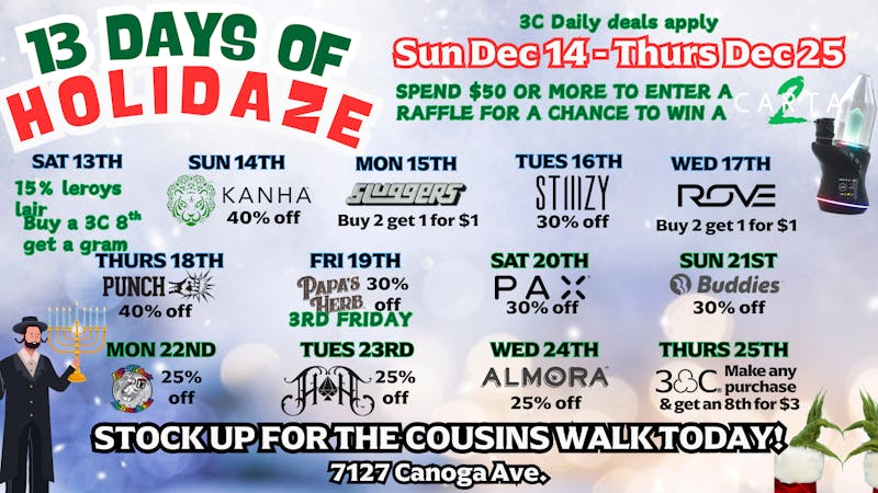 Coast to Coast Canoga 13 daze of holidaze 🎄 at COAST