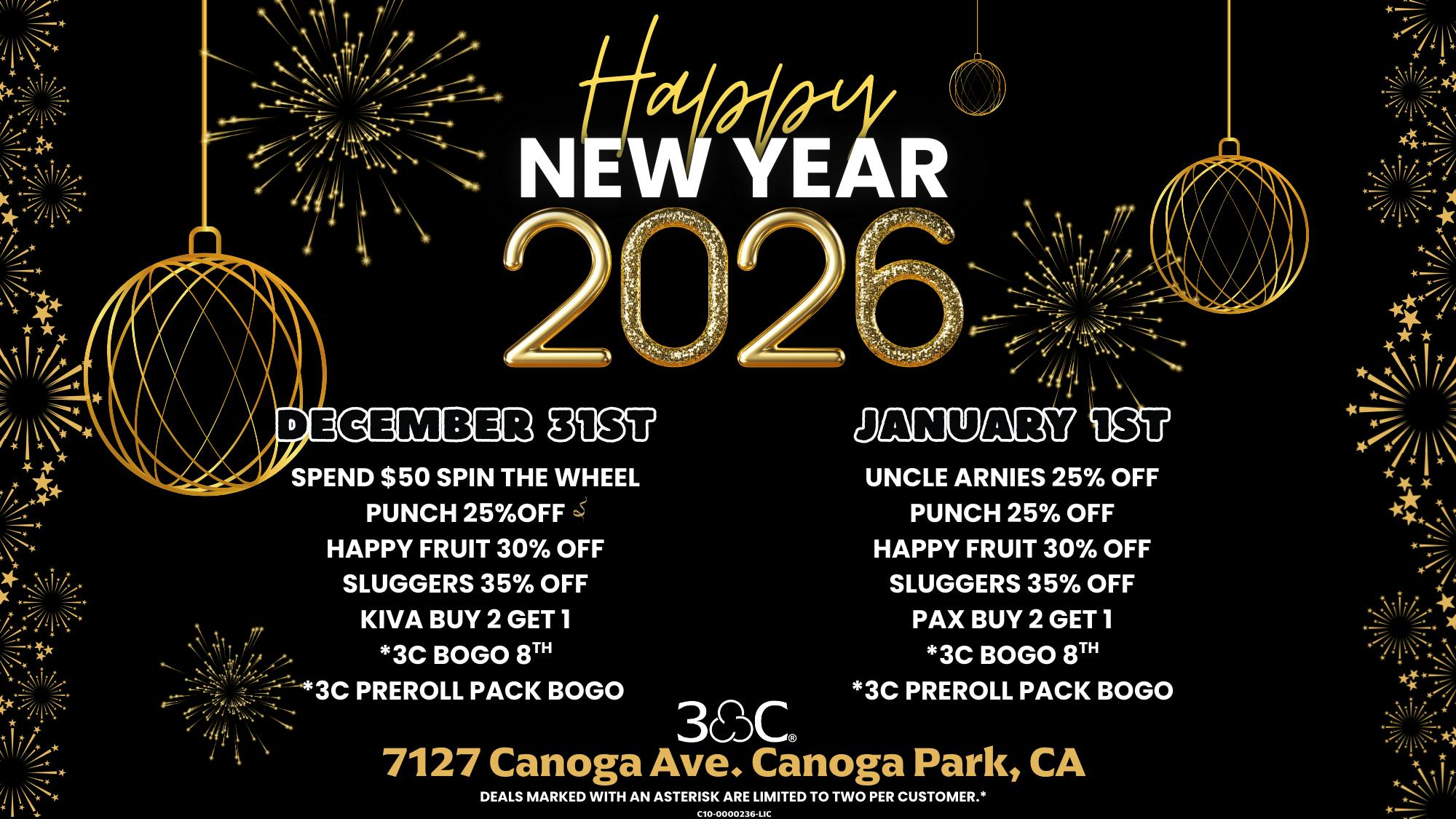 Coast to Coast Canoga 3C NEW YEARS CELEBRATION