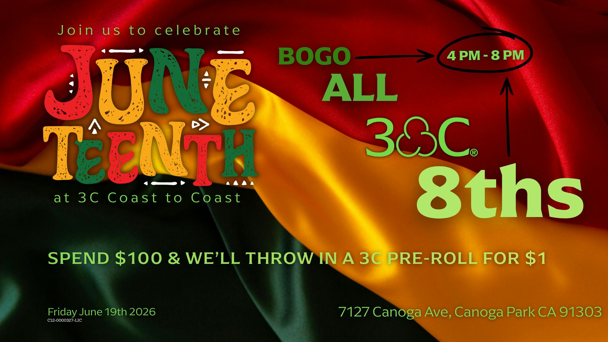 Coast to Coast Canoga 🌿 June Teenth Celebration at 3C Coast to Coast 🌿