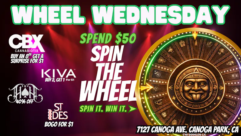 Coast to Coast Canoga Wheel Wednesday is here at 3C Canoga Park 🎡💚