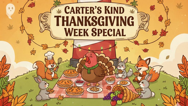 Carter's Kind - New Menu! Thanksgiving Week Thank You Sale