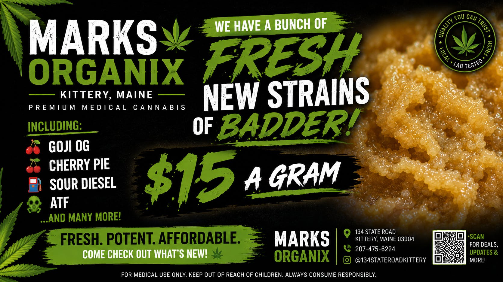 Marks Organix Inc New Concentrate!