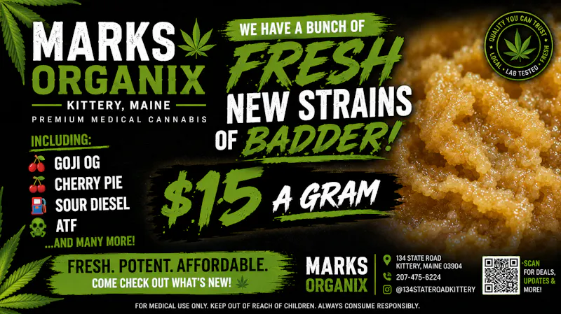 Marks Organix Inc New Concentrate!