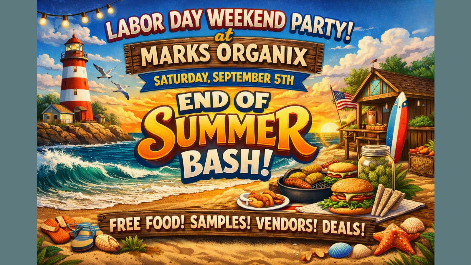 Marks Organix Inc Marks Organix Labor Day Weekend Party