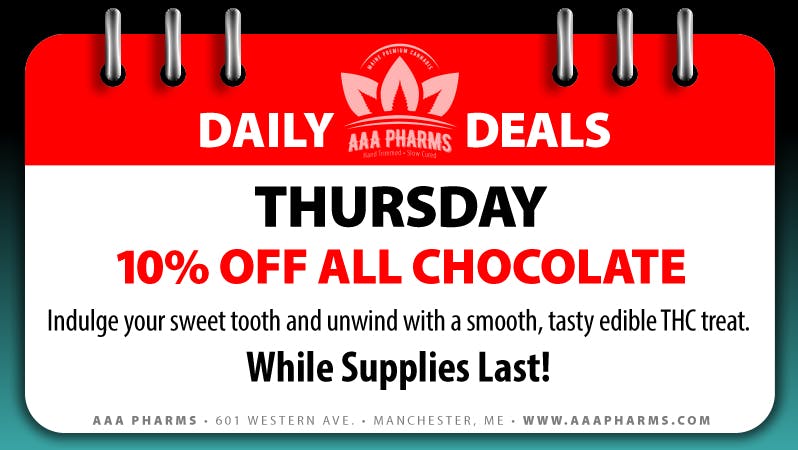AAA PHARMS Thursday Deal - 10% Off Chocolates