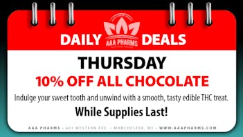 AAA PHARMS Thursday Deal - 10% Off Chocolates