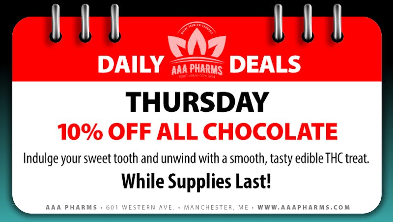 AAA PHARMS Thursday Deal - 10% Off Chocolates