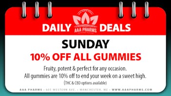 AAA PHARMS Sunday Deal - 10% Off Gummies!