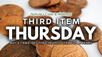 Nature's Care & Wellness Third Item Thursday at NCW