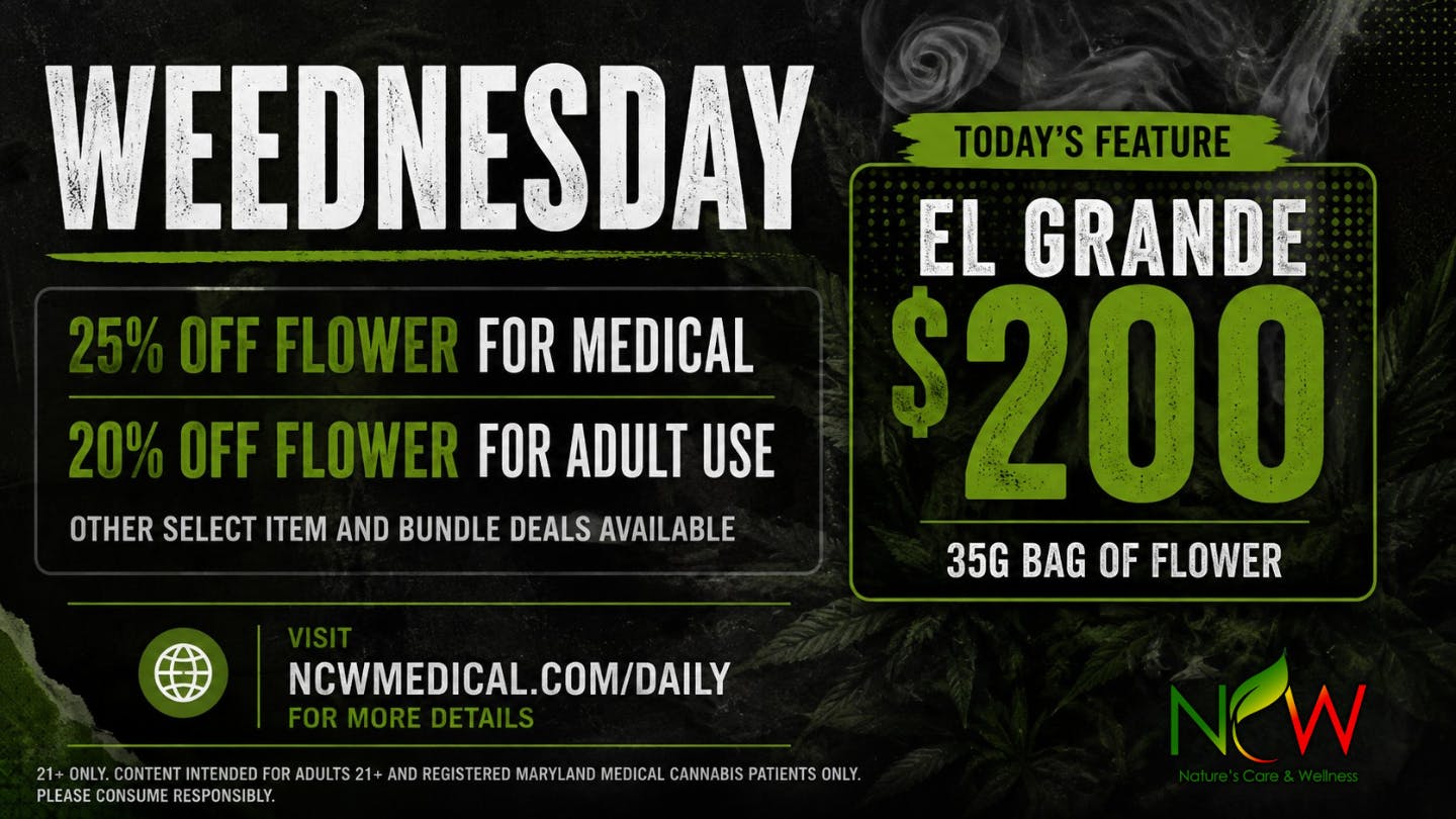 Nature's Care & Wellness Weednesday at NCW