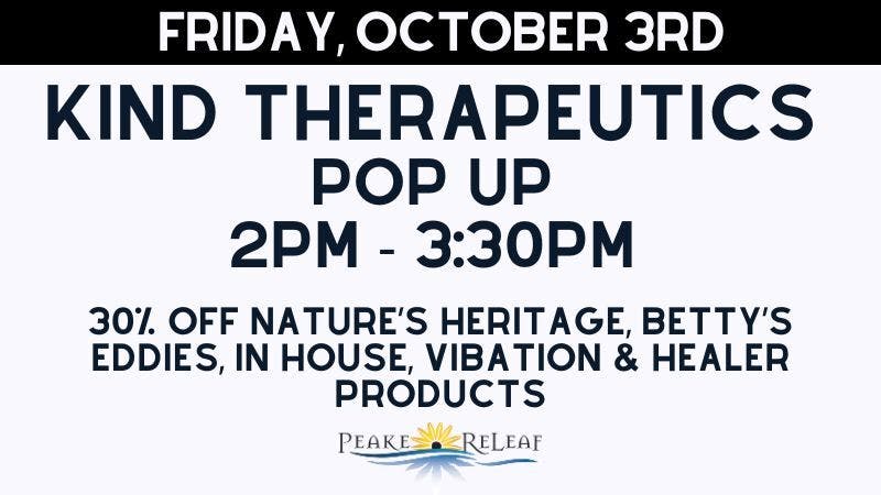 Peake ReLeaf 30% of Natures Heritage Products!