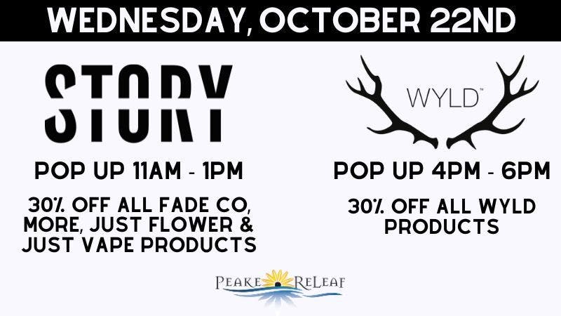 Peake ReLeaf 30% off all Story & Wyld Products!