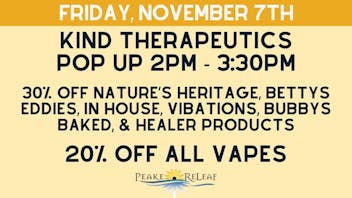 Peake ReLeaf 30% of Natures Heritage Products!