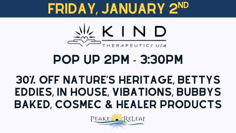 Peake ReLeaf 30% of Natures Heritage Products!