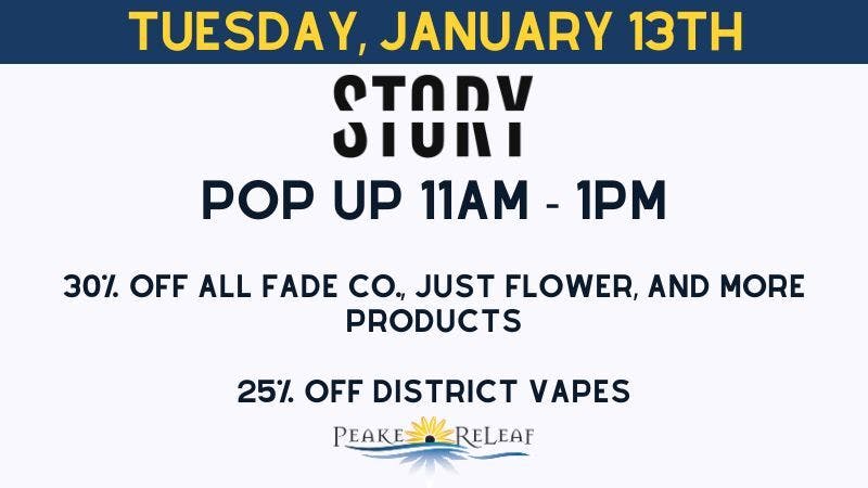 Peake ReLeaf 30% off Fade Co Products!