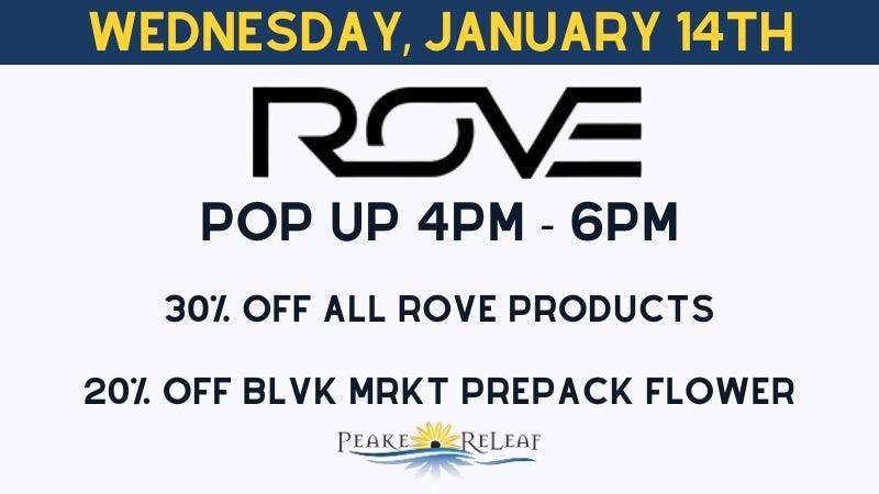 Peake ReLeaf 30% off Rove Products!