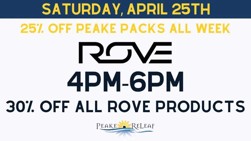 Peake ReLeaf 30% off Rove Products!