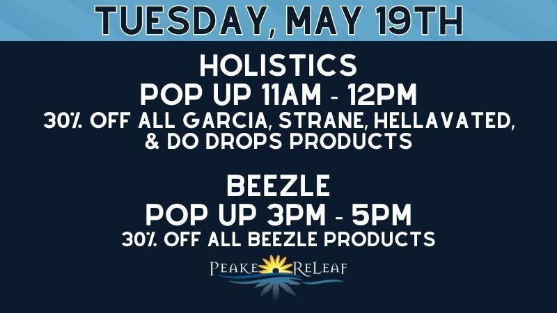 Peake ReLeaf 30% off Holistic & Beezle Products!