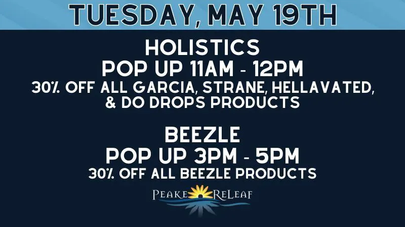 Peake ReLeaf 30% off Holistic & Beezle Products!