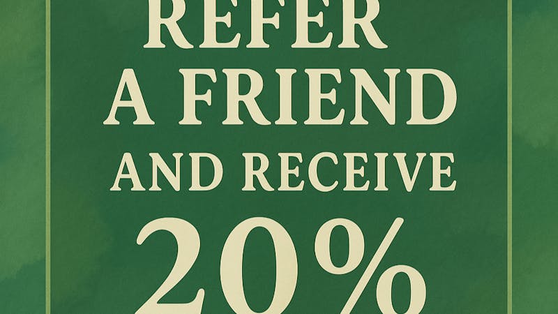 Strawberry Fields Apothecary 20% When you REEFer a friend!