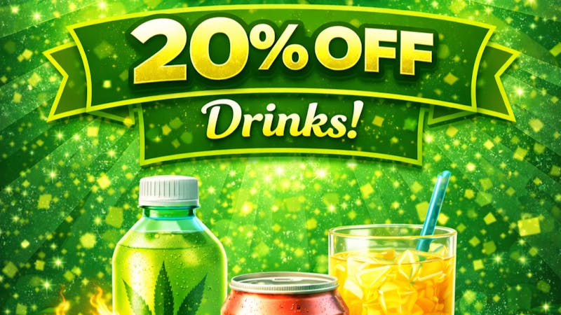 207THC 20% off Drinks