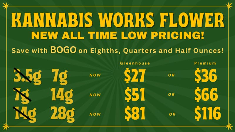 Kannabis Works BUY ONE GET ONE FOR $1
