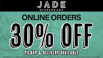 Jade Cannabis Co. 30% Off Online Orders