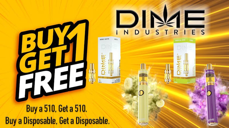 The Source Buy 1 Get One on Dime Industries!