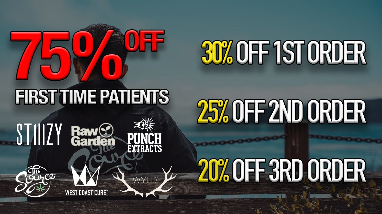 The Source 75% OFF First Time Customer Discount!