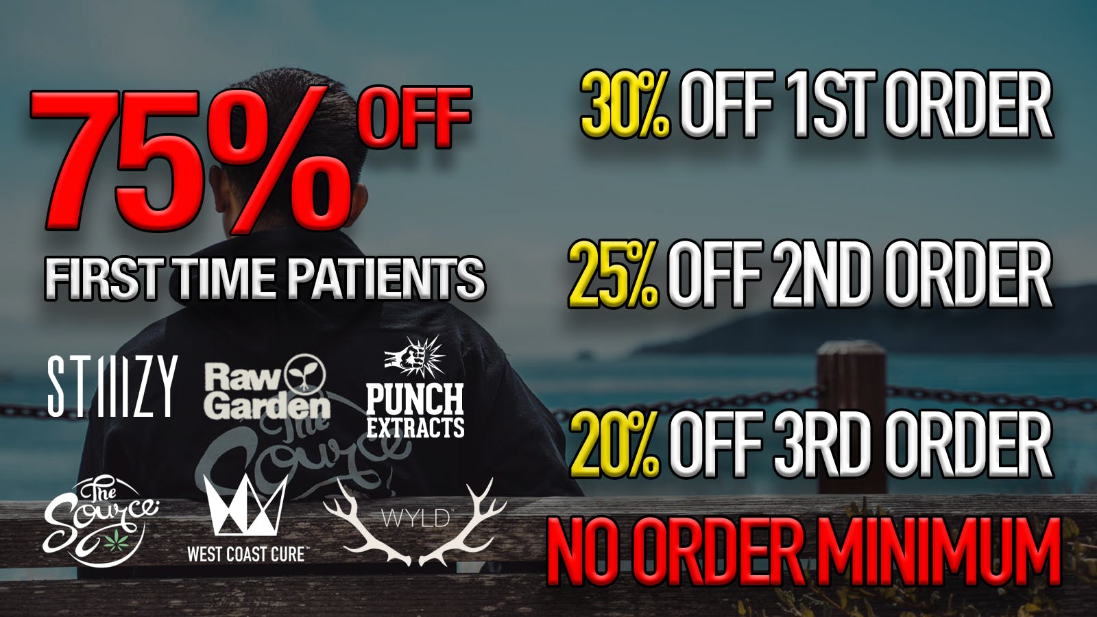 The Source 75% OFF for First Time Customers! No Minimum!