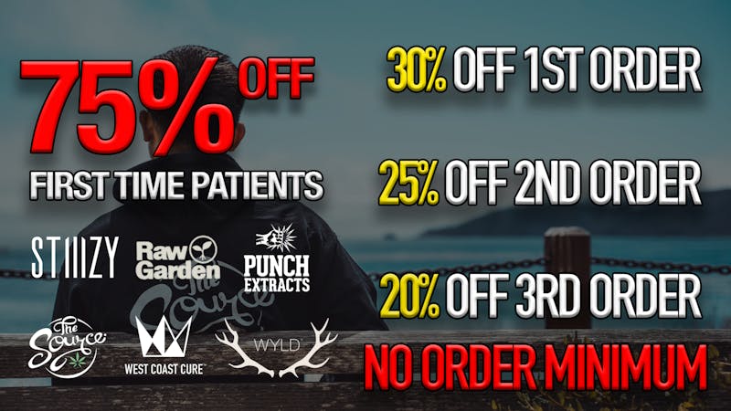 The Source - 5 Cities 75% OFF for First Time Customers! No Minimum!