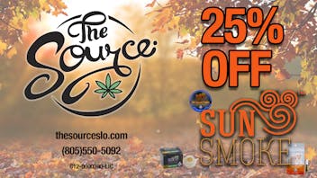 The Source 25% OFF SunSmoke!