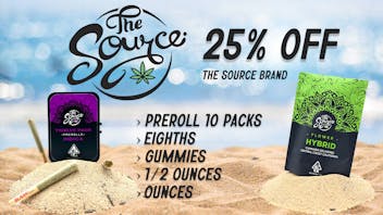 The Source 25% OFF The Source!