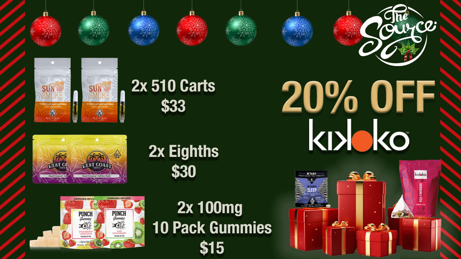 The Source - 5 Cities Bundle Deals & 20% OFF Kikoko!!